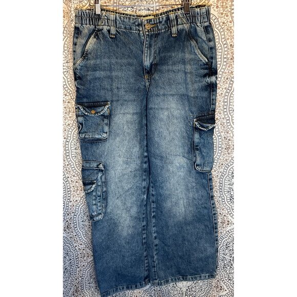 Urban Outfitters BDG Denim Cargo Jeans L - Picture 2 of 13